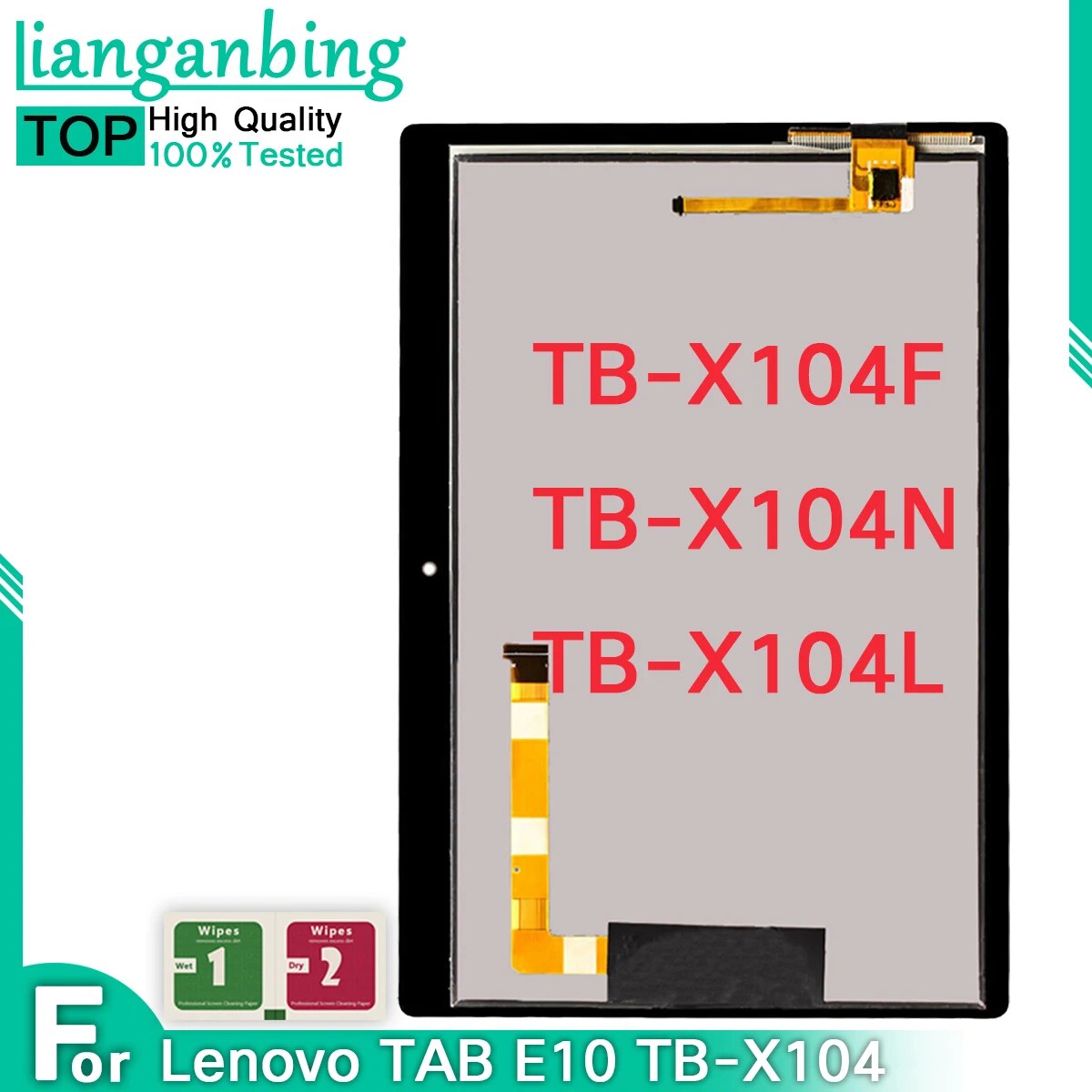 10.1 LCD  Lenovo  E10 E 10 ׶Ʈ X104 TB-X104F TB-X104N TB-X104L LCD ÷ ġ ũ Ÿ  ü